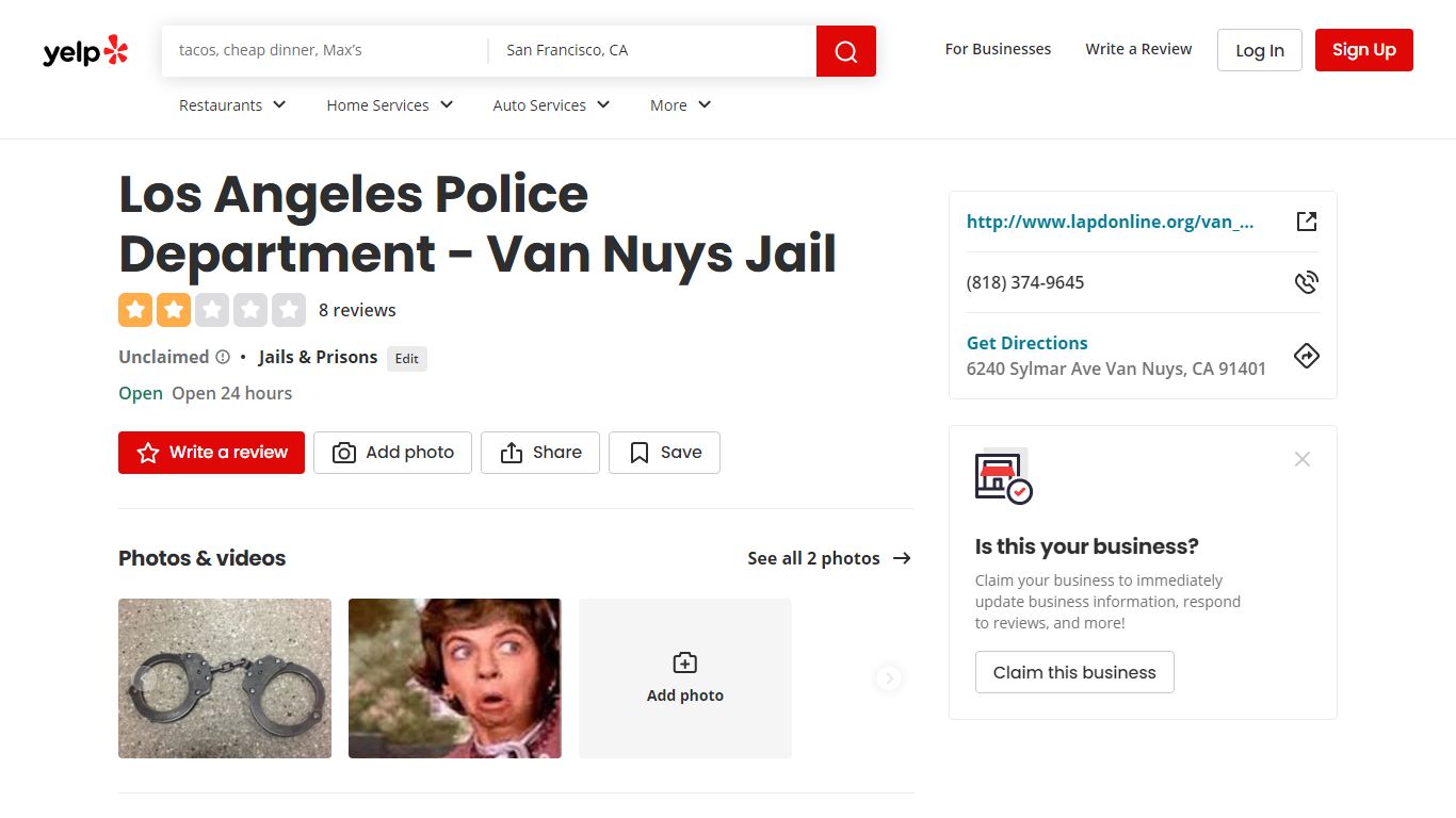 Los Angeles Police Department - Van Nuys Jail - Yelp